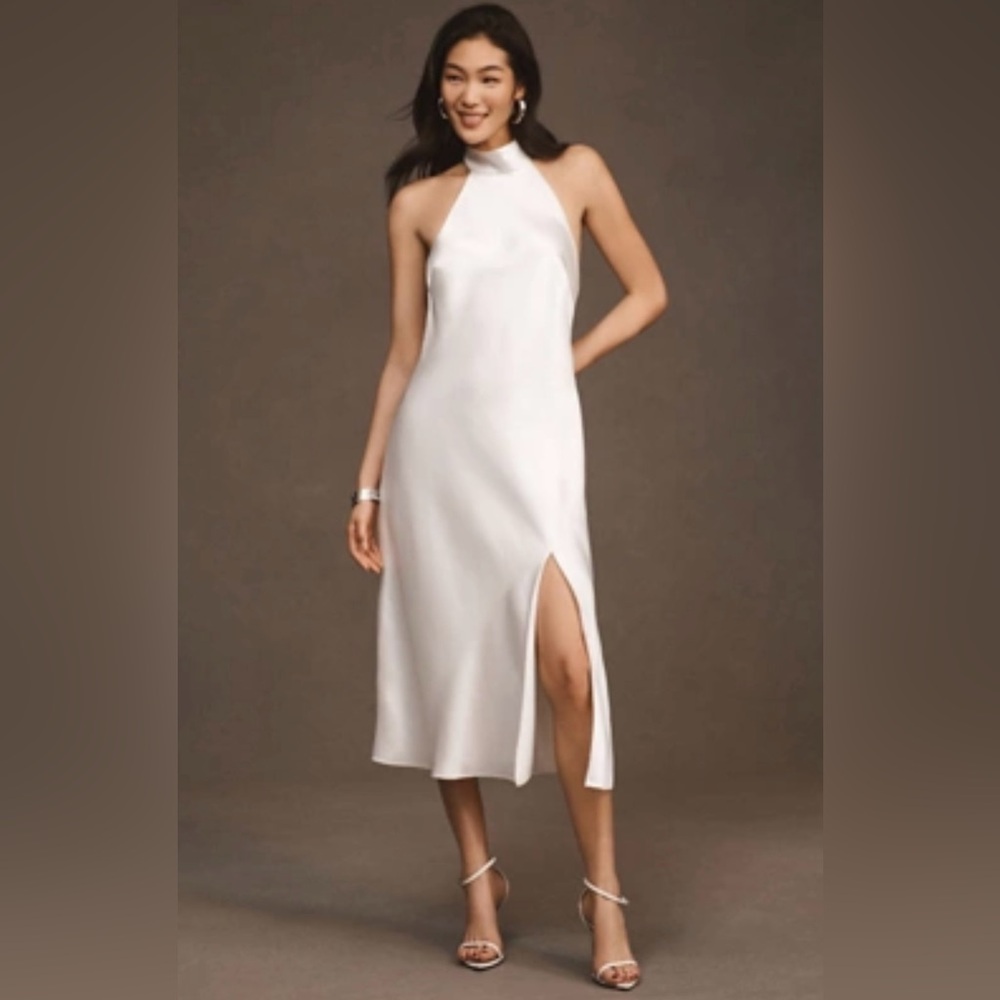 Anthropologie Halter Dress